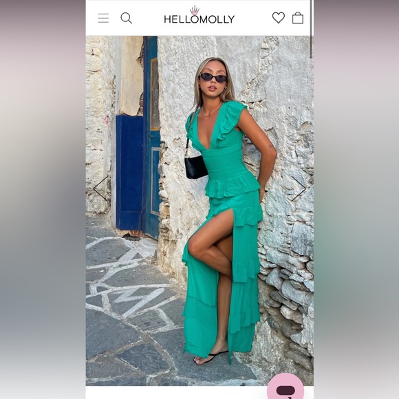 hello molly friendship gardens maxi dress - Picture 1 of 1